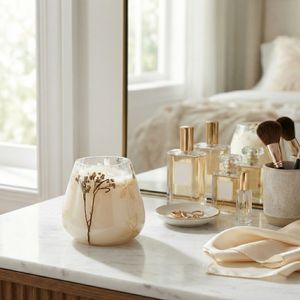 HENLEYGROVE PEACH CHERRY CANDLE 5 (IN) 13