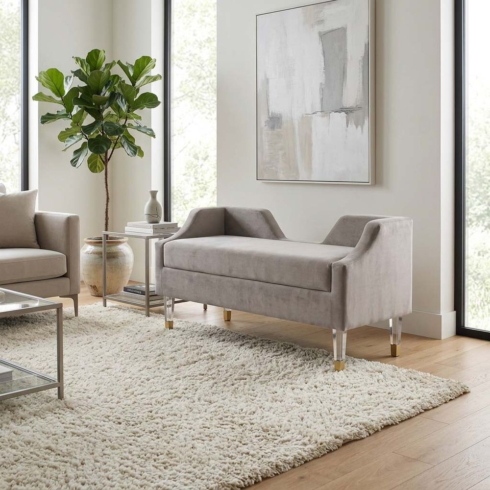 GLASTONHOLM GRAY BENCH 26 (IN)