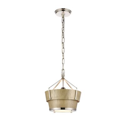 Marin 10.5″ Wide 1-Light Mini Pendant - Polished Nickel