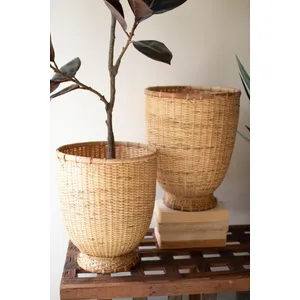 Set of 3 Split Cane Baskets 5