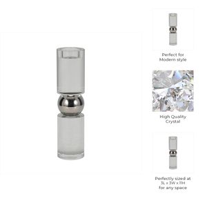 VERAFORD CLEAR CANDLESTICK 11 (IN) 9
