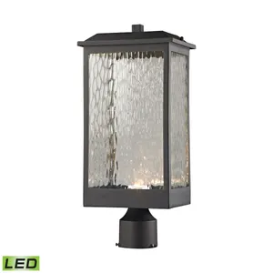 Newcastle 19″ High 1-Light Outdoor Post Light - Textured Matte Black 1