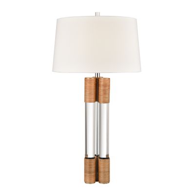 Island Gate 37″ High 1-Light Table Lamp - Clear