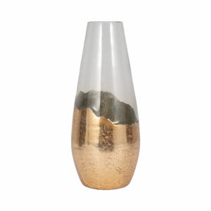 REEDMORE CLEAR GLASS VASE 19 (IN) 4