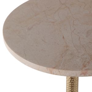 BIRCHWORTH IVORY ACCENT TABLE 25 (IN) 7