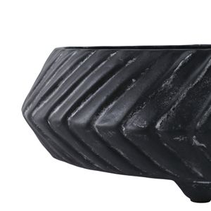 GILBERTRUN SET OF 2 BLACK BOWLS 6 (IN) 6