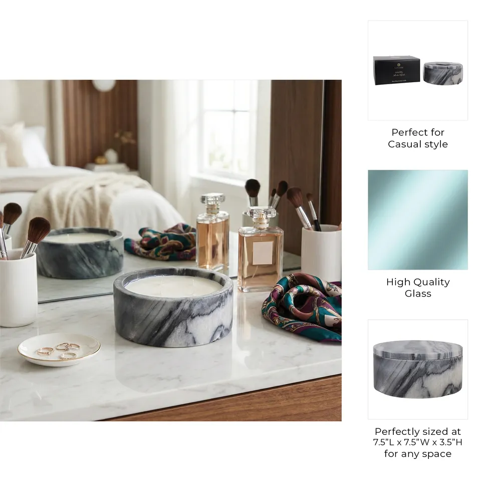STONELEY BLACK CANDLE 4 (IN)