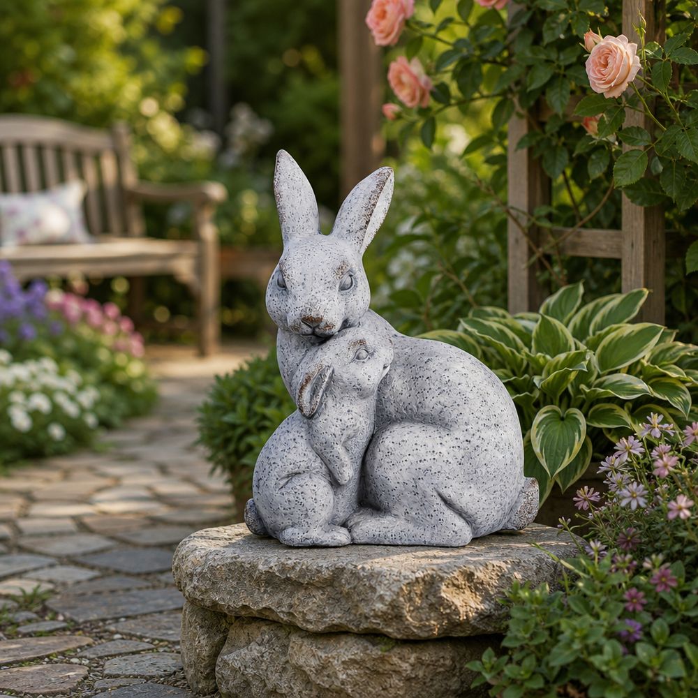THEAWAY GRAY GARDEN STATUARY 17 (IN)