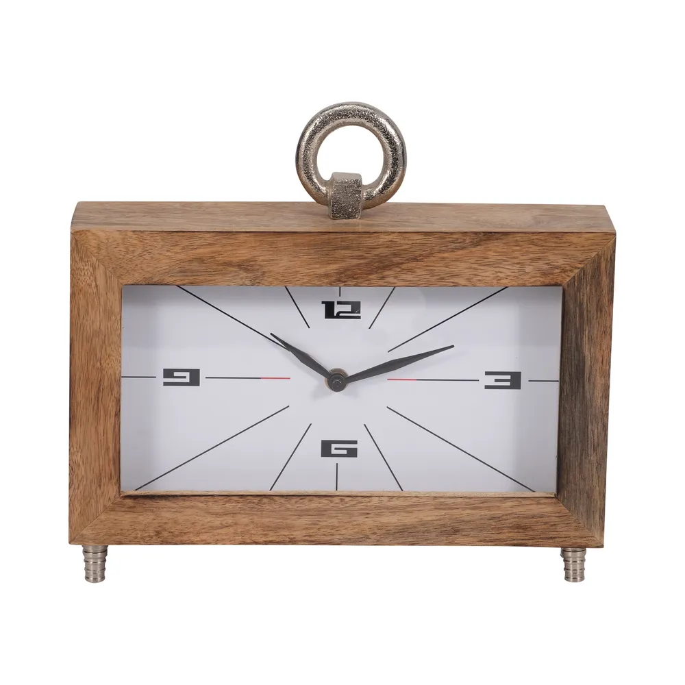 BRENDANBROOK BROWN CLOCK 10 (IN)