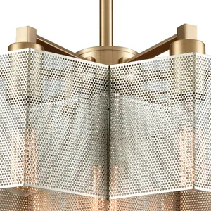 Compartir 20″ Wide 7-Light Chandelier - Polished Nickel 5