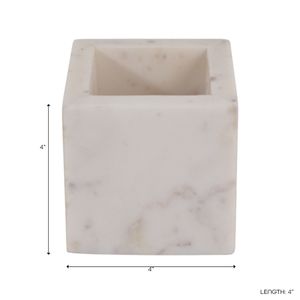 ALBAWOOD WHITE PENCIL CUP 4 (IN) 10
