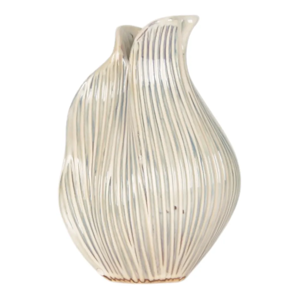 DYLANWORTH WHITE VASE 10 (IN)