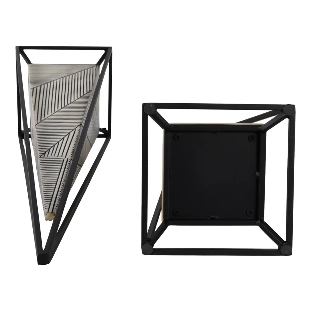 CLARACROSS SET OF 2 BLACK DECOR 26 (IN)
