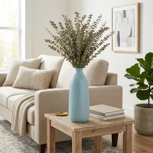 HOUSTONWOOD BLUE VASE 16 (IN) 2