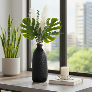 EMMONSFORD BLACK VASE 16 (IN) 11