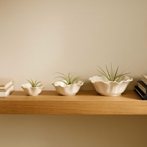 ALECMORE SET OF 3 IVORY BOWLS 6 (IN) 10