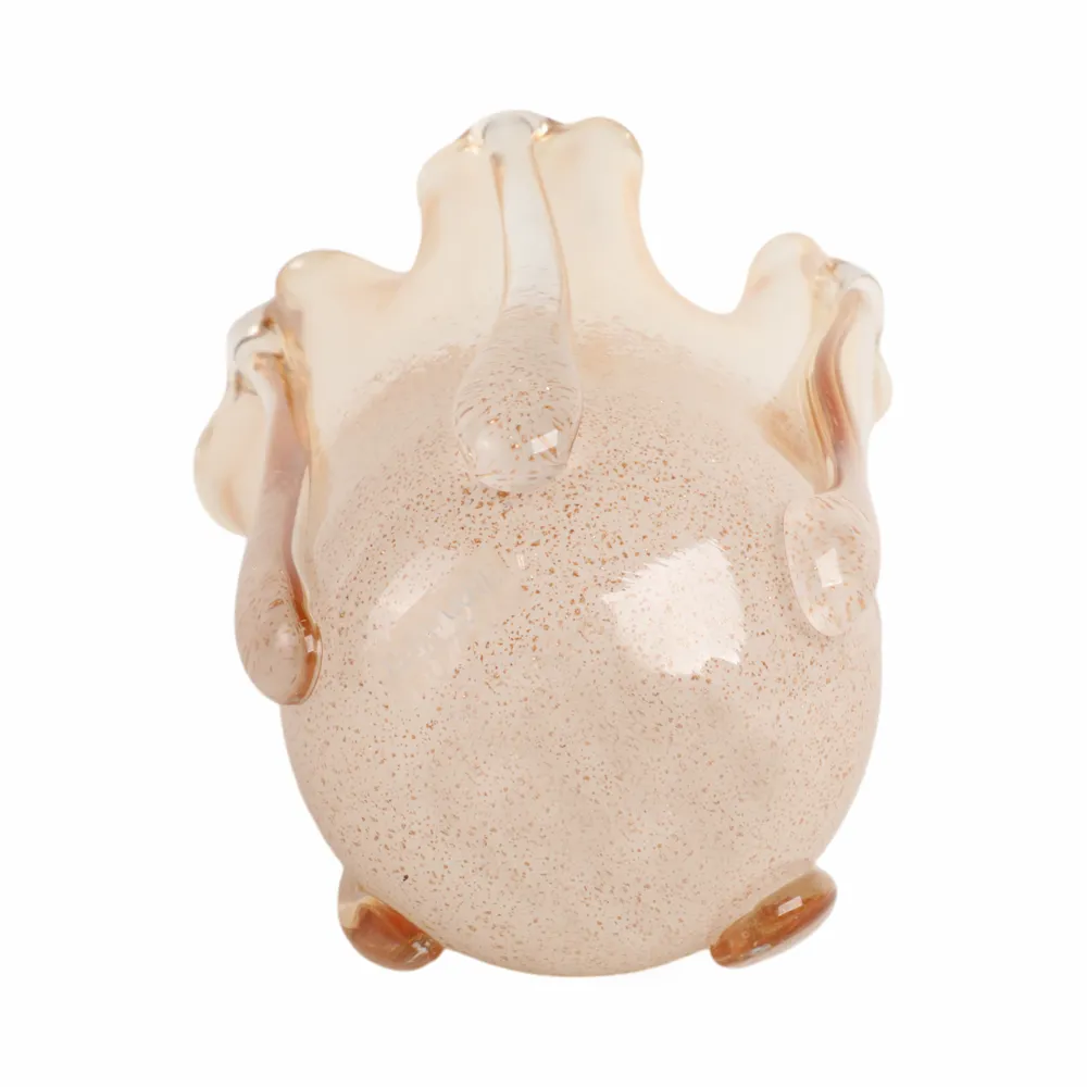 DAXTONROSE TAN GLASS VASE 10 (IN)