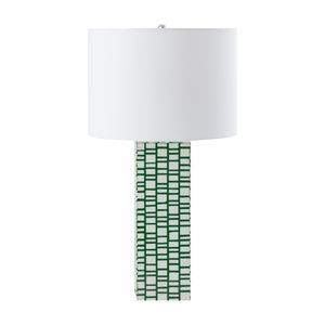 Etten 27'' High 1-Light Table Lamp - Green 3