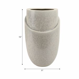 GREYSONSTONE GRAY VASE 15 (IN) 10
