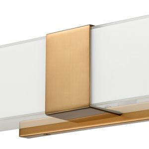 Reciprocate 25'' Wide 2-Light Vanity Light - Aged Brass 5