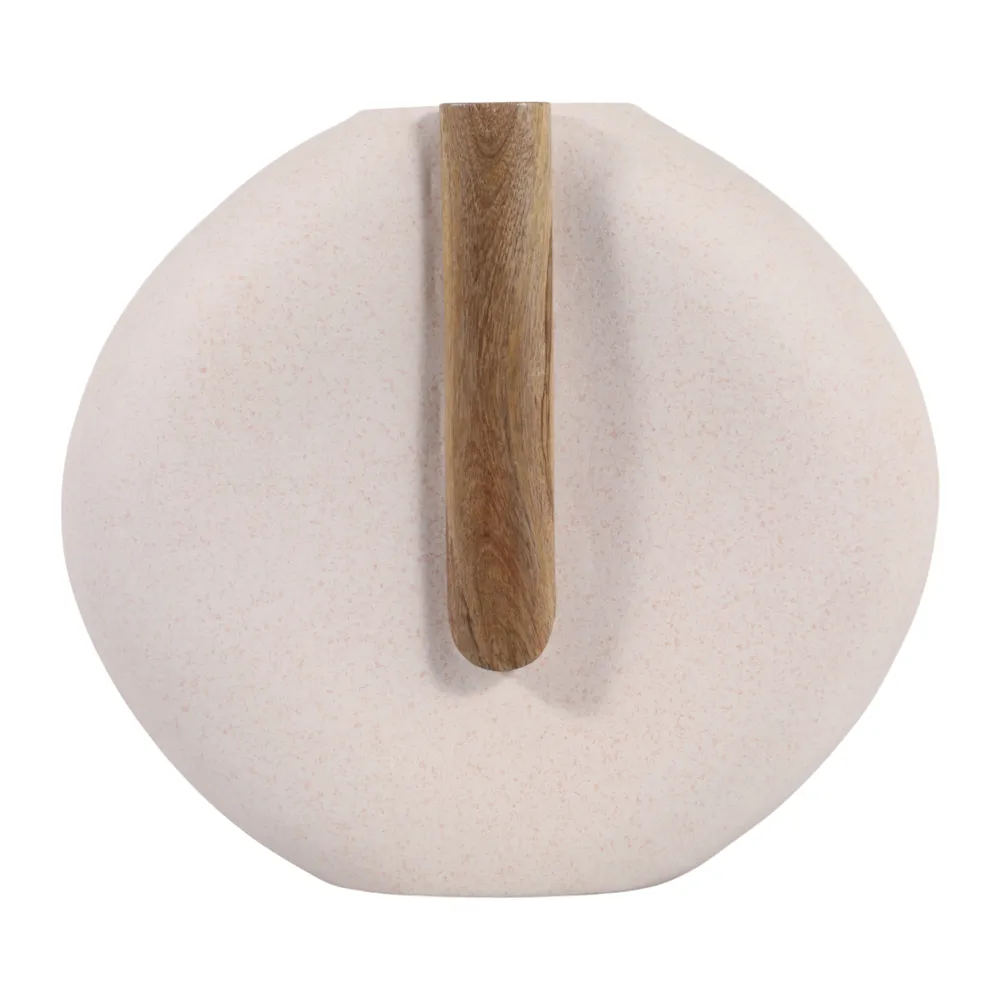 FINTONSIDE WHITE VASE 15 (IN)