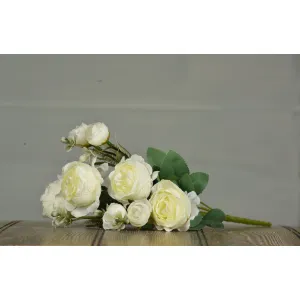 White Rose Bouquet 12in 1