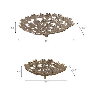 LYNNFORD SET OF 2 GOLD BOWLS 4 (IN) 9