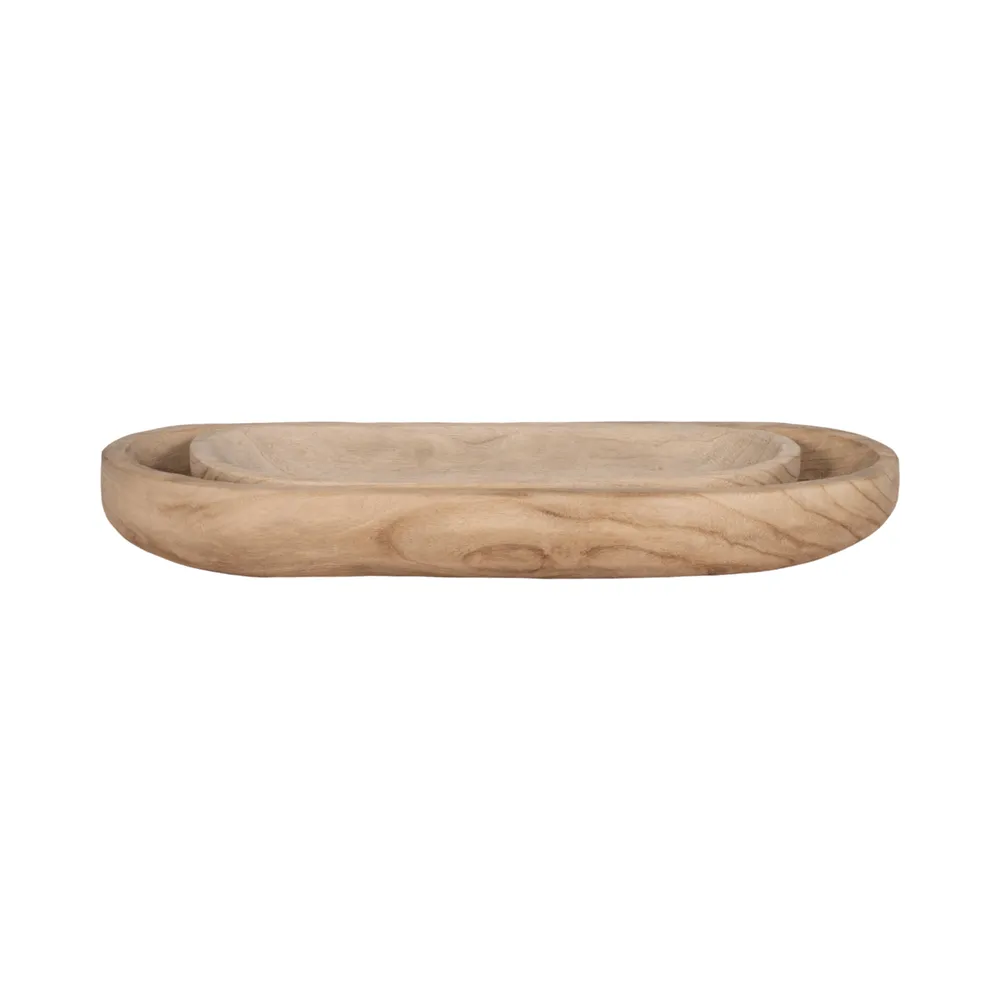 ELTONWIND SET OF 2 BROWN BOWLS 4 (IN)