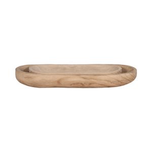 ELTONWIND SET OF 2 BROWN BOWLS 4 (IN) 4