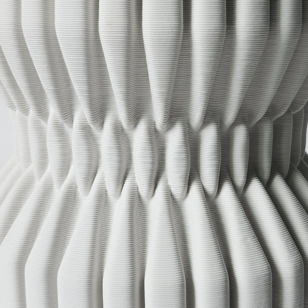 CALTONPORT WHITE VASE 15 (IN)