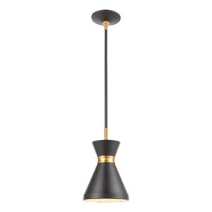 Modley 7'' Wide 1-Light Mini Pendant - Matte Black 1