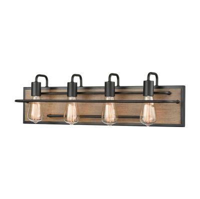 Copley 27″ Wide 4-Light Vanity Light - Matte Black