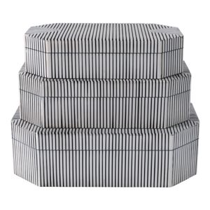 ORIONDALE SET OF 3 WHITE BOXES 4 (IN) 6