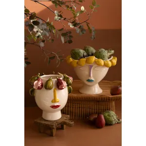 Ceramic Head Vase with Figs 4