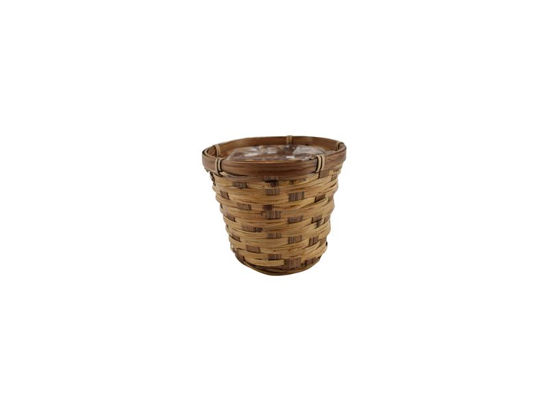 5" Rattan Basket Pot Cover 1