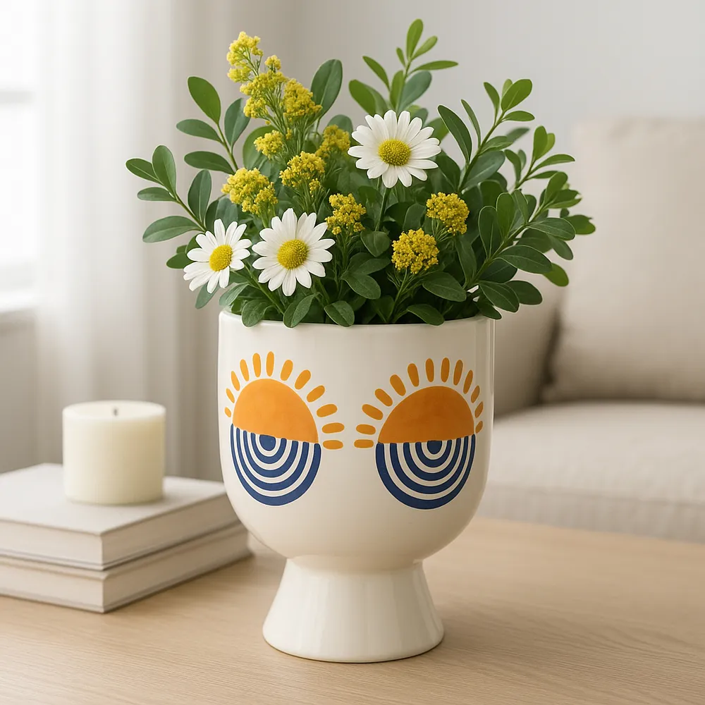 FOSTERMOOR WHITE PLANTER 7 (IN)