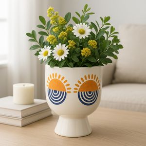 FOSTERMOOR WHITE PLANTER 7 (IN) 10