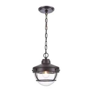 Eastport 9″ Wide 1-Light Outdoor Pendant - Oil Rubbed Bronze 1