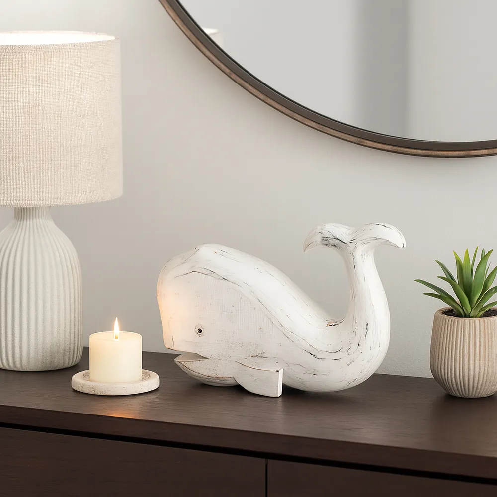 THEALAKE WHITE DECOR 9 (IN)
