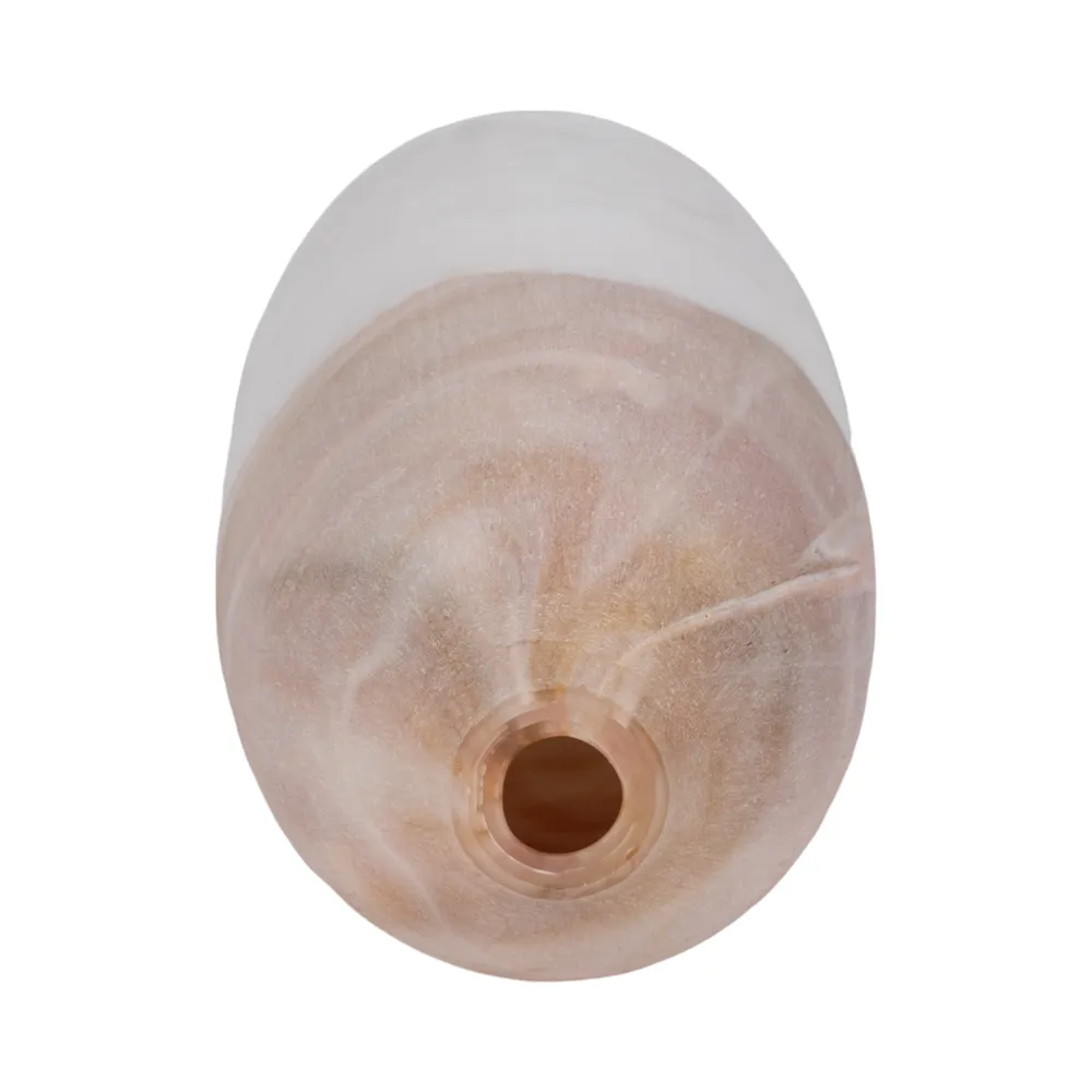 DRAKELEY TAN GLASS VASE 24 (IN)