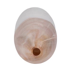 DRAKELEY TAN GLASS VASE 24 (IN) 6