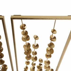 LANDONMOOR SET OF 2 GOLD METAL WALL 32 (IN) 6