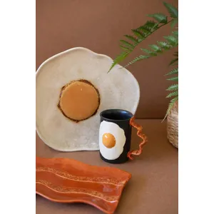 Ceramic Bacon and Eggs Mug 2