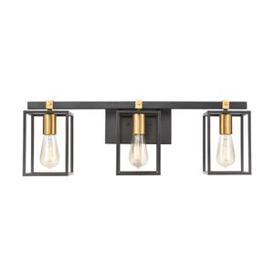 Cloe 26'' Wide 3-Light Vanity Light - Matte Black 2