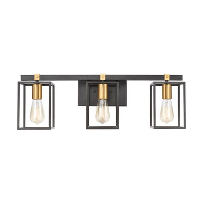 Cloe 26″ Wide 3-Light Vanity Light - Matte Black