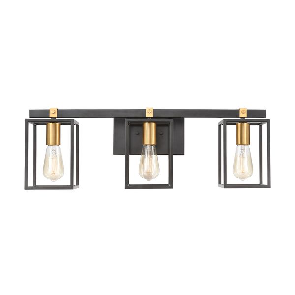 Cloe 26'' Wide 3-Light Vanity Light - Matte Black