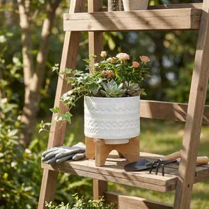 DORSETPORT WHITE PLANTER 8 (IN) 13