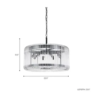 HAYFORDPARK SILVER CHANDELIER 14 (IN) 7