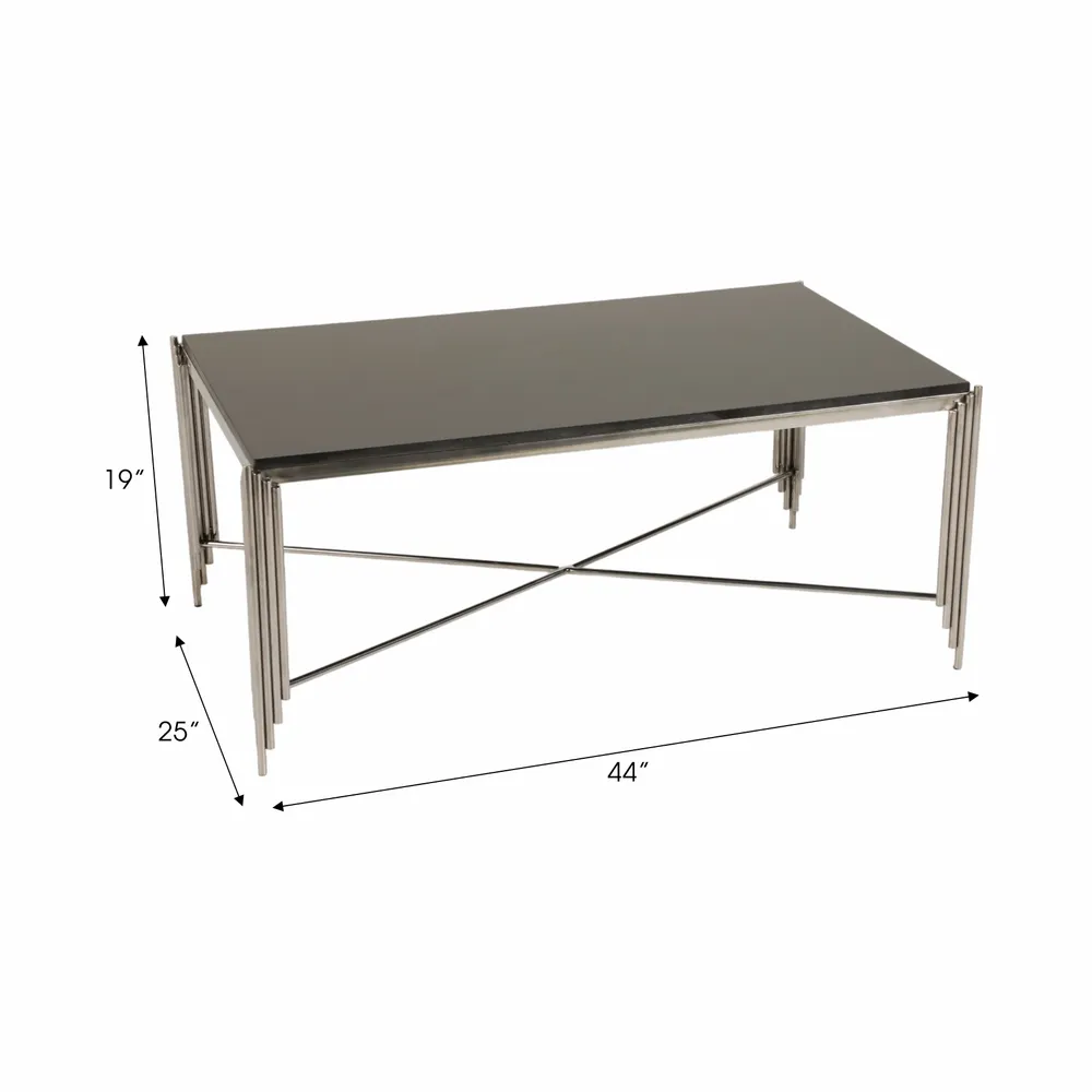 EDGEPORT GOLD COFFEE TABLE 19 (IN)
