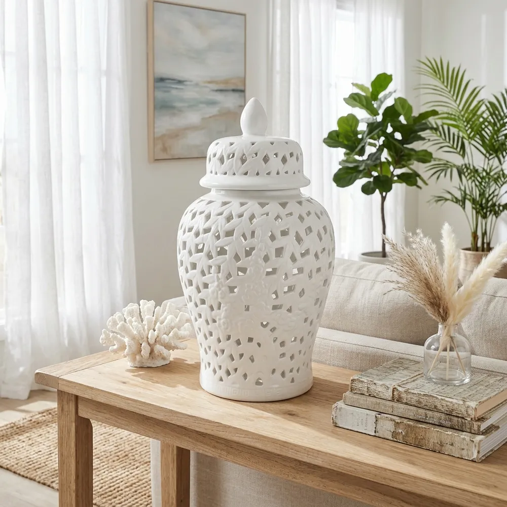 GUNNLAND WHITE CHINOISERIE 24 (IN)